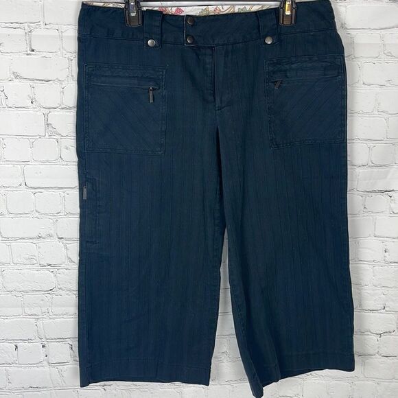 Verdina Cropped Pinstriped Pants - Picture 1 of 6